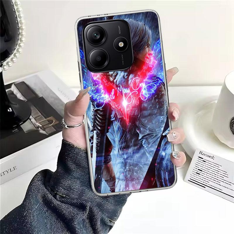 Игровой D-Devil May Cry 5 Мягкий чехол для телефона для Xiaomi Redmi Note 15 14 14S 13 12 Pro Plus 12S 11 11S 11E 10 10S 11T 5G Fundas Coque