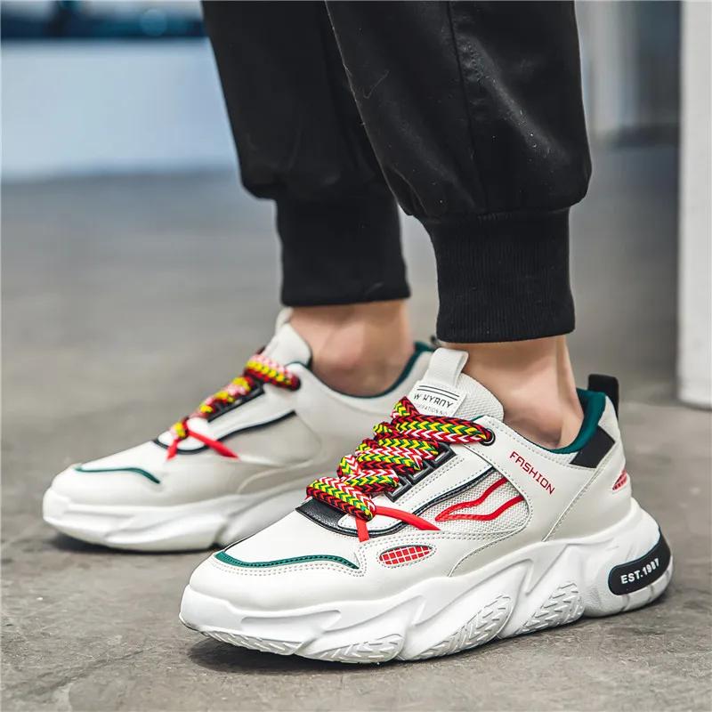 2024 Мужские повседневные кроссовки для ходьбы Модные дышащие сетчатые мужские кроссовки на платформе для бега Обувь для мужчин Zapatillas Hombre