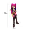 Kpop Demon Hunters Derpy Rumi Mira Zoey Action Figure Toy for Eating Instant NoodlesFans Birthday Ornament Gift