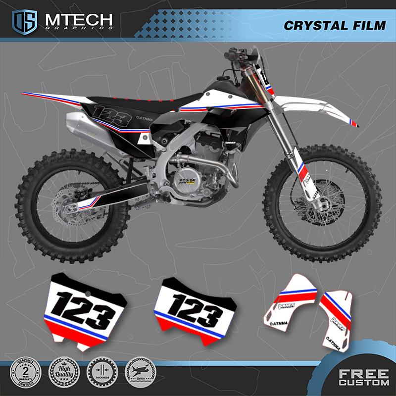 DSMTECH Motorcycle Graphics for HONDA CRF250RX 2022 2023 2024 CRF450RX 2024 2023 2022 2021 Background Decals Stickers Kits-010