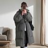 Средние и длинные пуховики женские пуховые утиные пуховые куртки зима 2024 новые корейские версии женские пуховики высокого класса для женщин