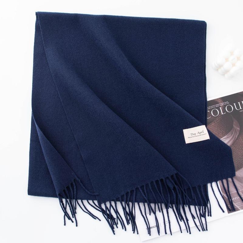 Morandi Color Scarf Shawl Solid Color Cashmere Feel Long Winter Wrap Luxury Soft Fashion Gift Lightweight Women’s Neck Scarf