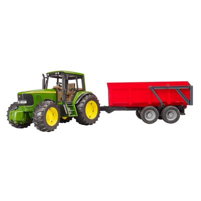 BRUDER JD6920 Тракторный самосвальный прицеп BR02057 & (красный)