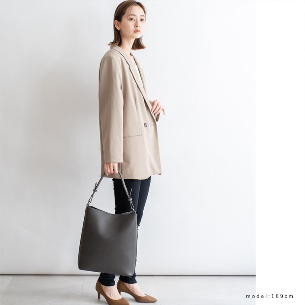 Сумка-тоут Gratante для поездок на работу, с одной ручкой, двухсторонняя, женская, сумка, abb-g0039 (Серый)