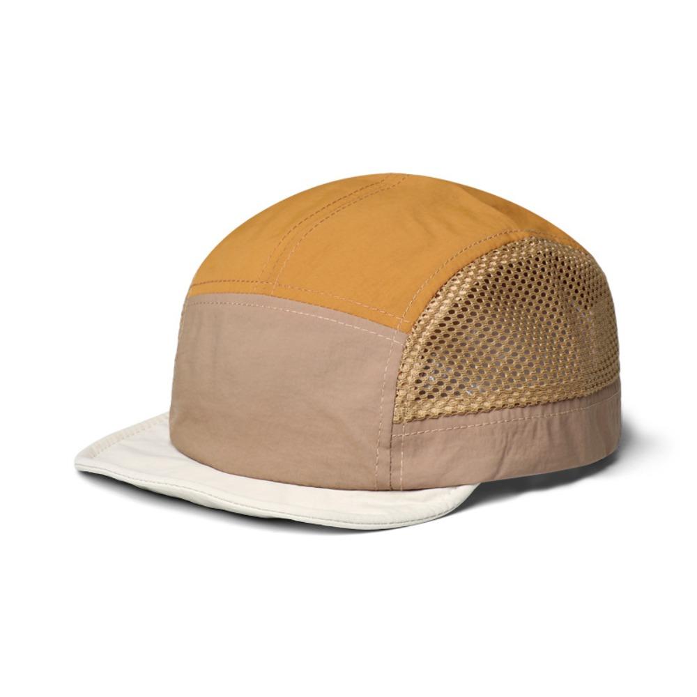 Casual Versatile Retro Mesh Baseball Cap 5 Panel Adjustable Sun Visor Cap Breathable Quick Drying UV Protection Cap Unisex