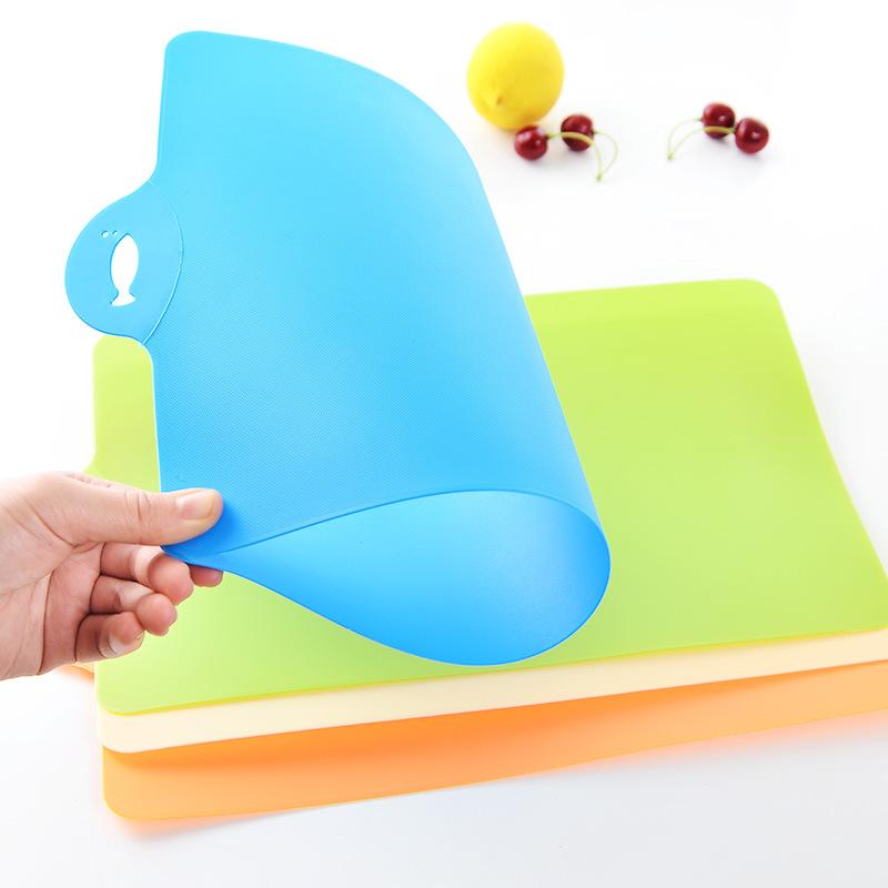 Sw Soft Plastic Cutting Board Kitchen Cutting Board Flexible Hanging Cutting Board Non-slip Cutting Board Knife Board