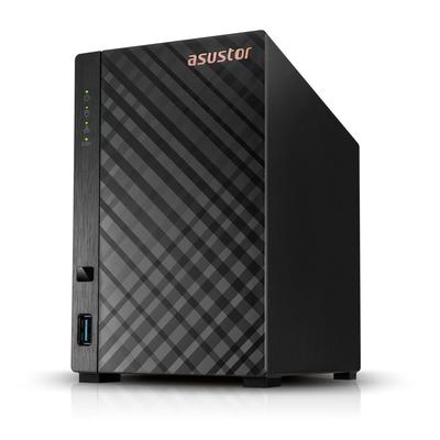 ASUSTOR Дочерний комплект NAS ASUS 2-х отсековый AS1102TL Drivestor 2 Lite, оснащенный четырехъядерным процессором, портом 1GbE, памятью DDR4 1 ГБ, 3-летняя гарантия производителя