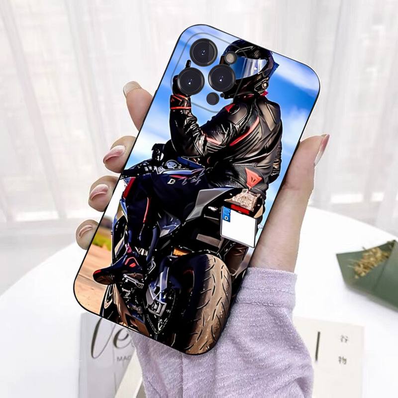 Мотоциклетный спортивный чехол для телефона iPhone 8 7 6 6S Plus X SE 2020 XR XS 14 11 12 13 Mini Pro Max мобильный чехол