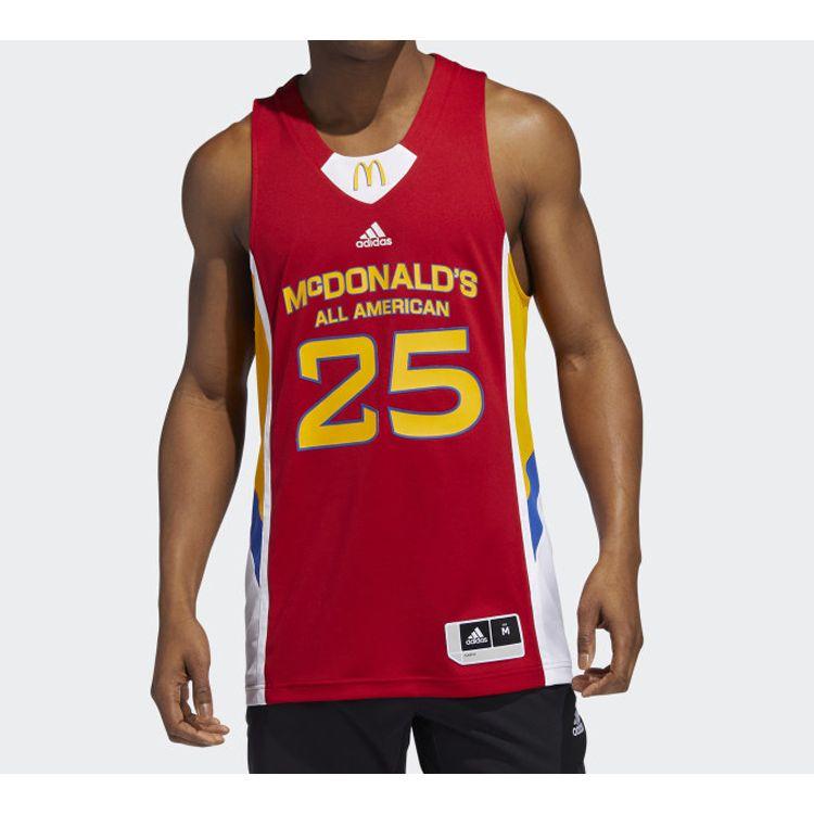 adidas RMCD Swingman McDonalds Матч всех звезд Деррик Роуз баскетбольная майка выездная мужская майка красная GI9422