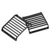 2 Pcs Metal Front Light Cover Grille for Traxxas TRX 4 1 10 Scale RC Crawler Car