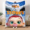 Storks Deliver Babies Flannel Blanket Super Soft Warm Cozy Blanket For Sofa Bed Office Travel Allseason Home Decor Gift