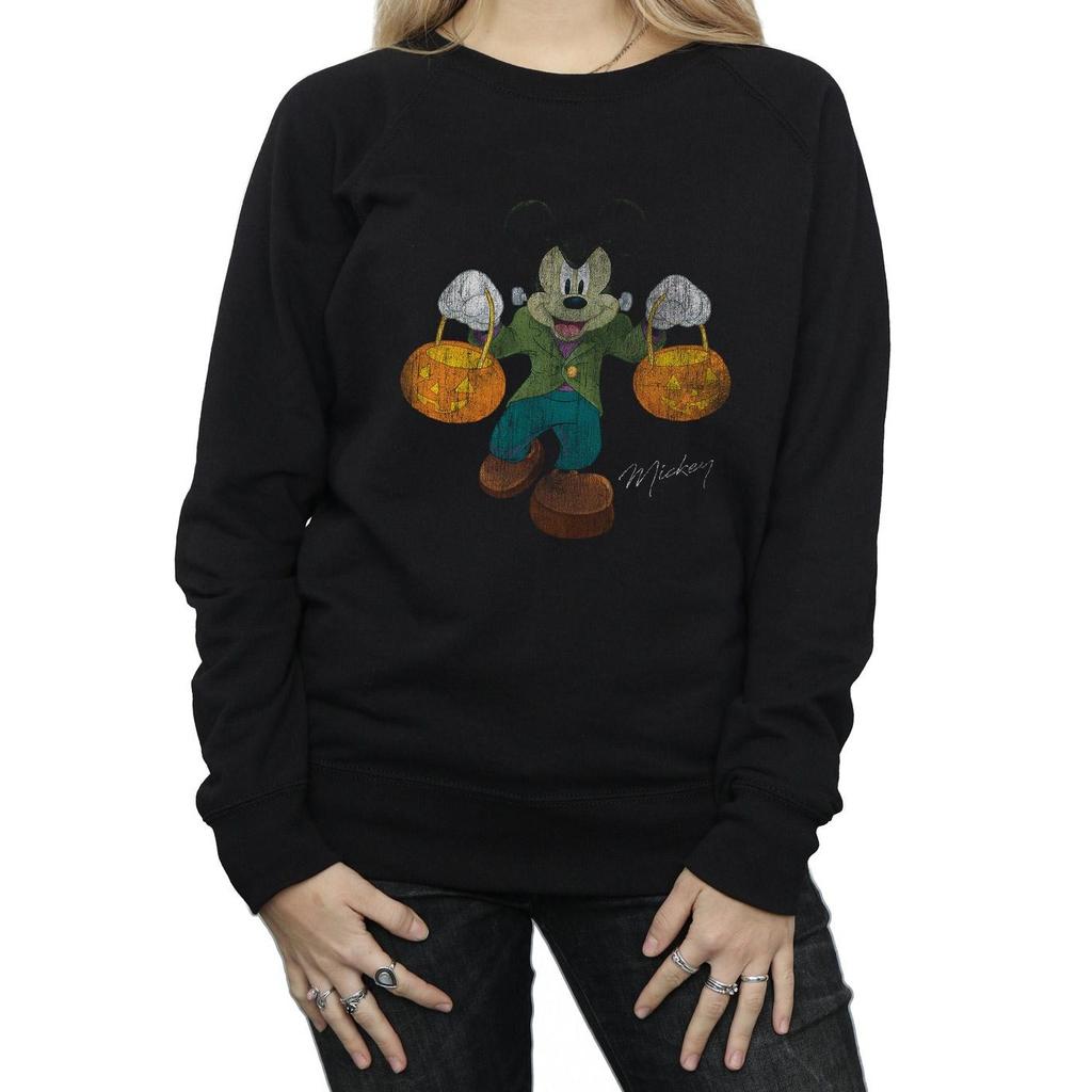 Disney Womens/Ladies Frankenstein Mickey Mouse Sweatshirt