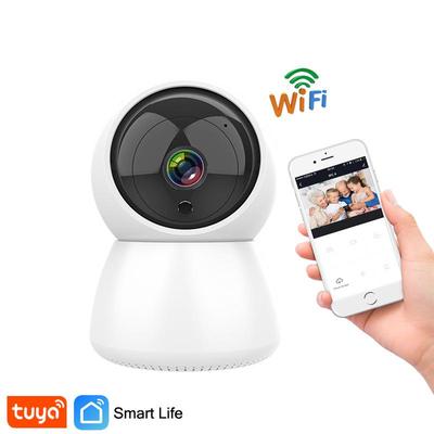 Умная камера Tuya 1080P с вращением на 360°, удаленным мониторингом через приложение и ночным видением
