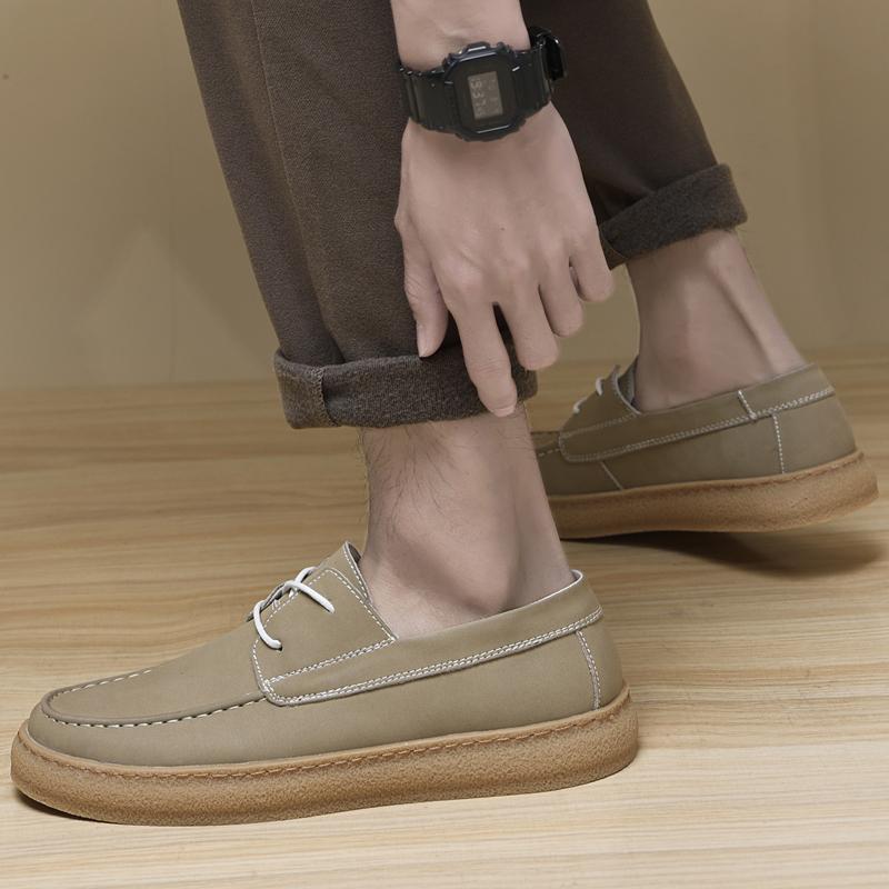 Весна 2024 года. Новые модные туфли люксового бренда для мужчин. Мужские кроссовки. Удобная повседневная обувь на шнуровке. Новые нескользящие туфли для скейтбординга для мужчин.