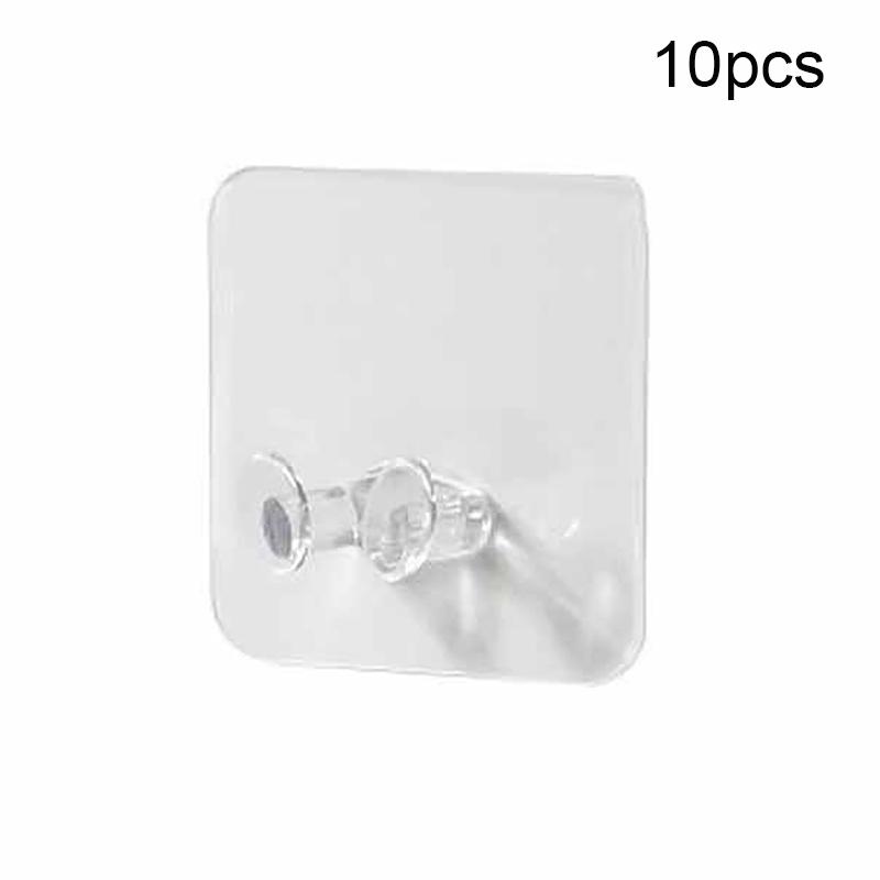 10 Pcs Wall Storage Hook Punch-Free Power Plug Socket Holder Kitchen Stealth Hook Wall Adhesive Hanger Bathroom