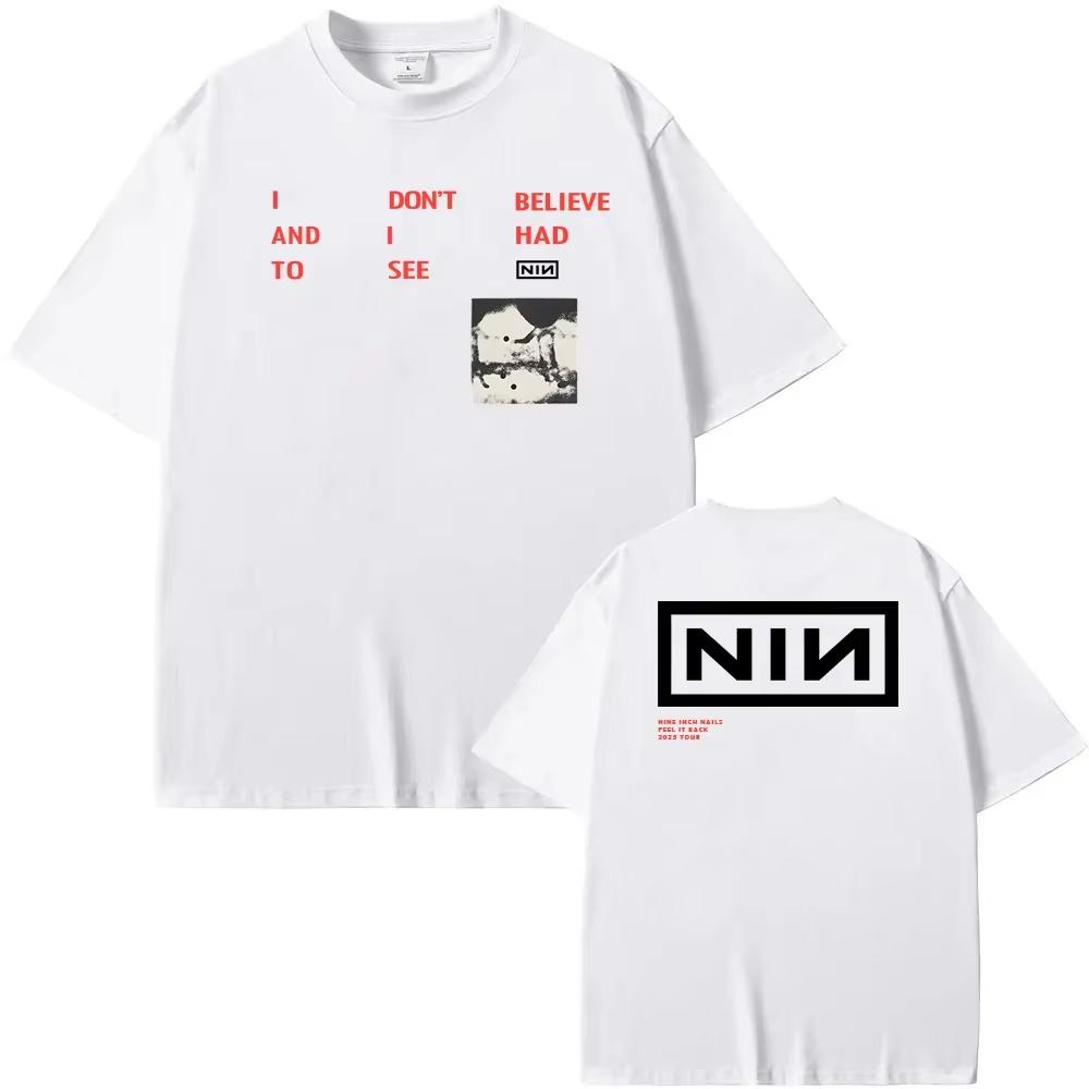 CBH LYRIC TEE Девять Дюймов Гвоздей Группа Готический Высококачественная Футболка Хип-Хоп Стиль Рукав ЖенщиныМужчины Хлопок Футболка Круглый Вырез Топ