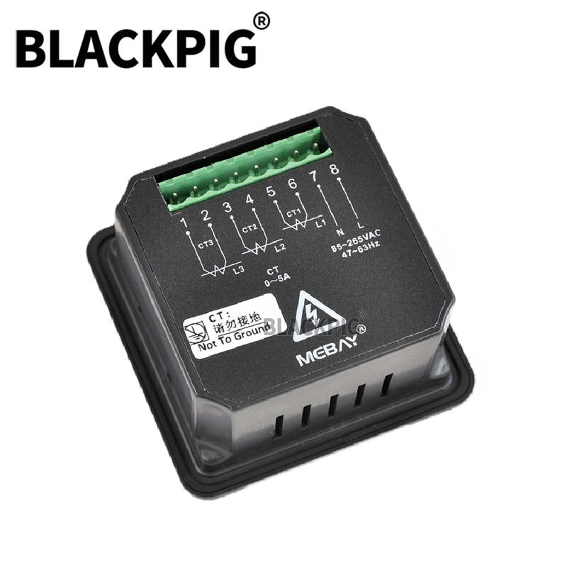 M GV23AT MK2 Generator Digital Meter Three Phase 3P AC Ammeter Amp Tester Current Display Meter For Generator Parts