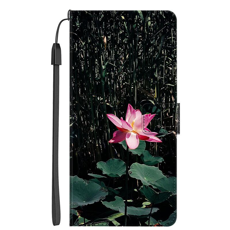 Защитный Роскошный Кожаный Чехол-Книжка на Магните Для Xiaomi Mi 11 Ultra с Рисунком Цветка Ударопрочный Чехол-Обложка Capa