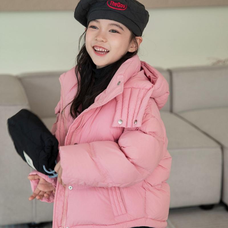 Новая зимняя детская одежда в корейском стиле для мальчиков и девочек, короткая мягкая утолщенная стеганая куртка, детский пуховик
