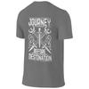 Journey Before Destination Hong Kong Style Reversible Tshirt Artistic Boy Embroidery Cotton Tee