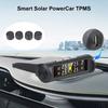 Tyre Pressure Monitoring System Universal Solar Power Smart External Car TPMS Digital LCD Display USB Charging Auto Security 0.1-8Bar