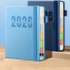Ежедневный месячный планер на 2026 год с цветными месячными отметками, в твердом переплете, кожаный ежедневник, 400 страниц с датами для ежедневного планирования