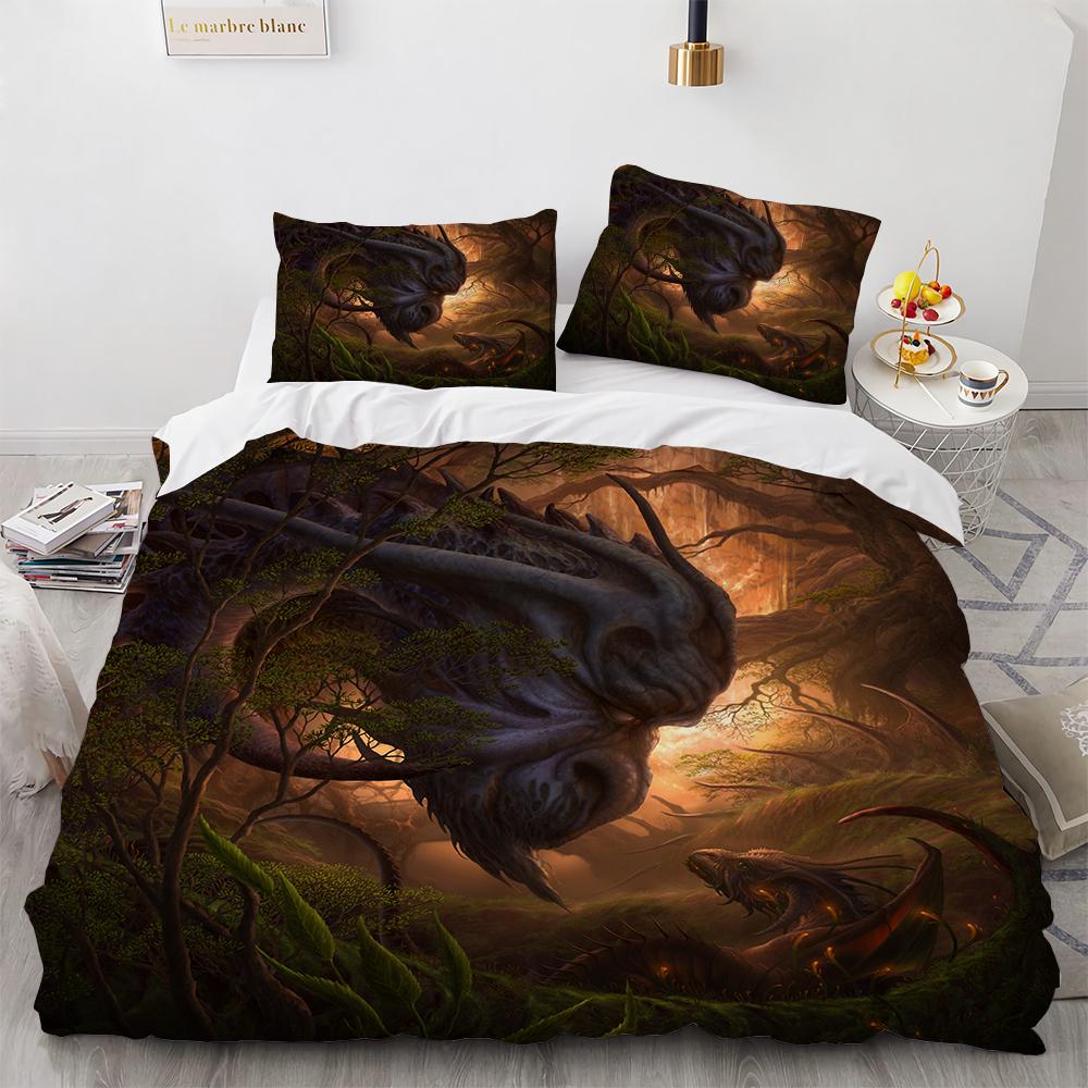 Kemila 3D HD Digital Dragon домашний текстильный комплект постельного белья, пододеяльник, наволочка, США/Великобритания/Австралия, одиночный комплект для спальни Queen King
