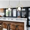 Modern Nordic Hanging Pendant Light Rotating Globe Art Lamps Bedside Lights Glass Ball Indoor Living Room Bedroom Lighting