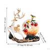 Elk Statue Desktop Ornament Collection Deer Decorative Figurine Prosperity Sculpture for Shelf