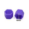 uxcell Nut Cap, Nut Cover, Wheel Nut Cap, 0.7 inch (19 mm), Purple, Silicone, Pack of 20