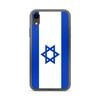 Coque iPhone XR - PIXELFORMA - Drapeau d'Israël - Silicone Souple - Finitions Fines - Moderne