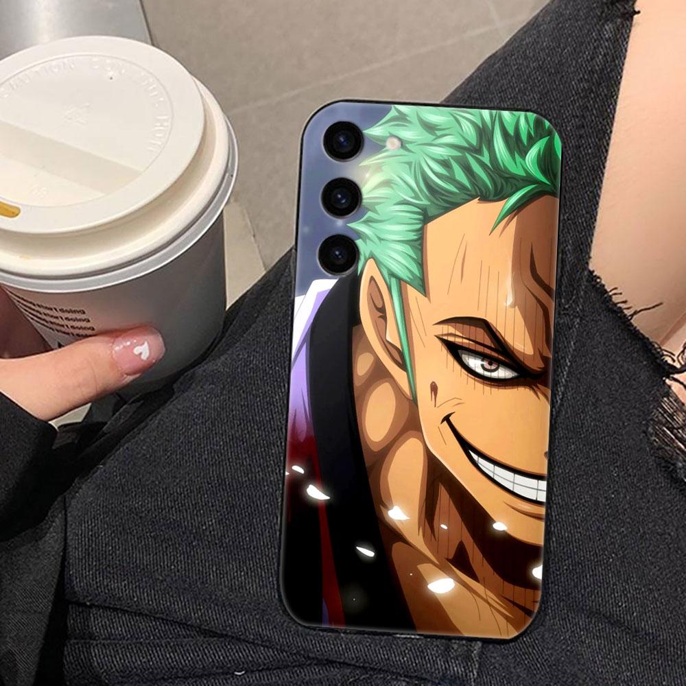 One Piece Luffy Zoro Phone Case For Samsung Galaxy S26 S25 EDGE S24 S23 S22 S21 S20 FE S10 Ultra PLUS LITE DIY Case Shell Cover