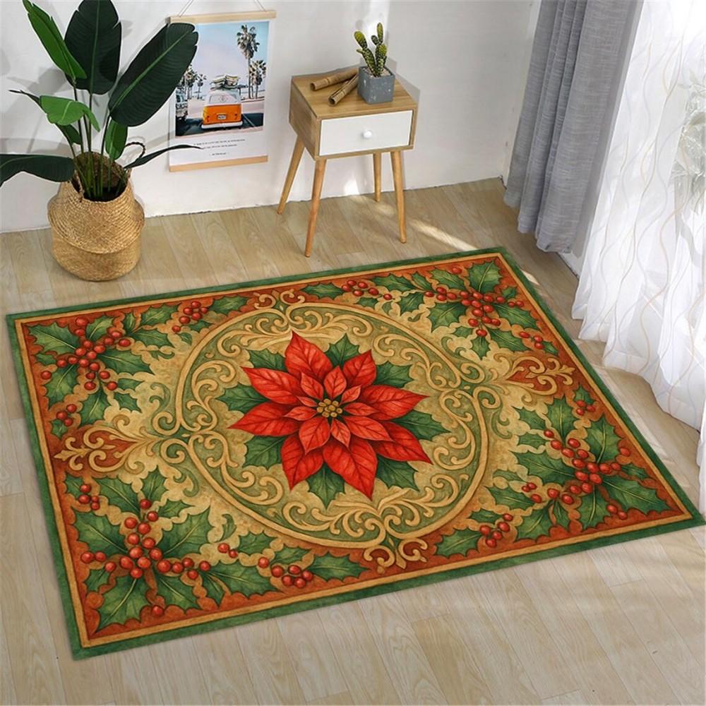American Countryside Berries And Leaves Carpet Living Room Bedroom Entrance Ins Style Home Decor Floor Mats