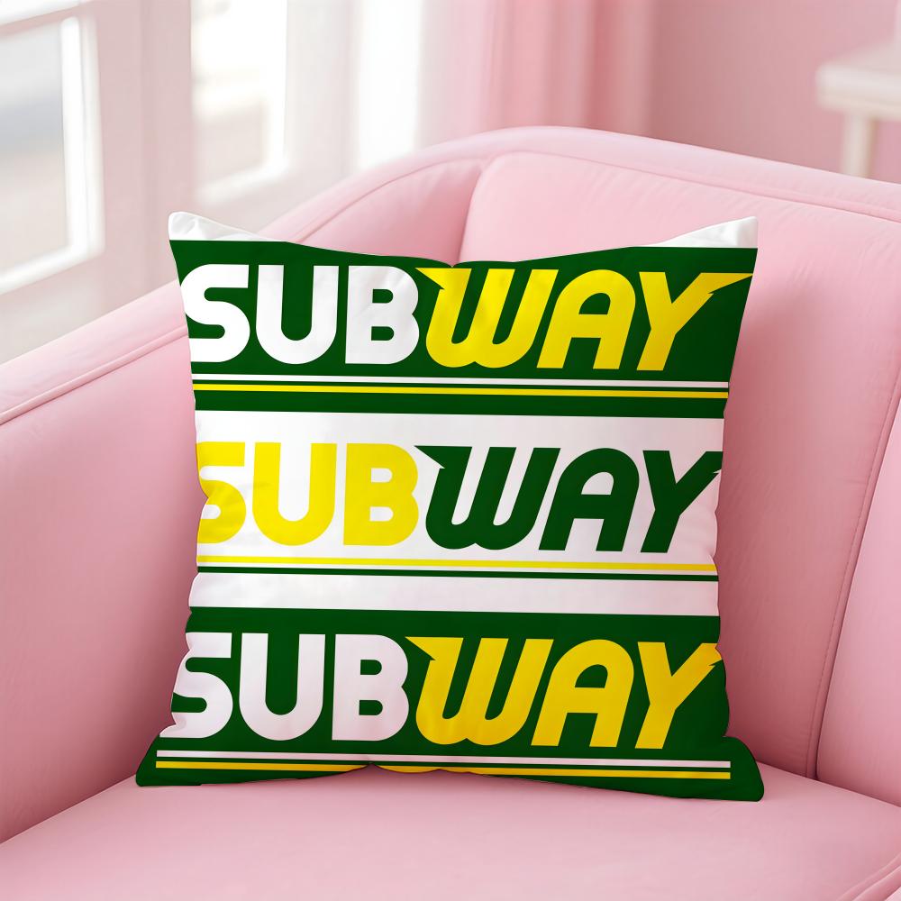 Чехол на подушку S-Subway для дома и автомобиля, многоцелевой чехол на подушку - Двусторонний, Мягкий и прочный для ежедневного использования