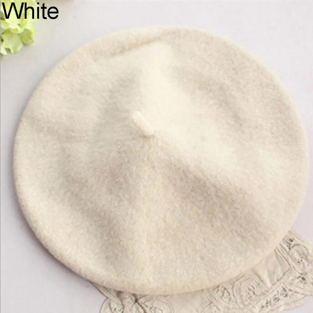 Классический однотонный зимний берет во французском стиле, шляпа художника, повседневный женский подарок