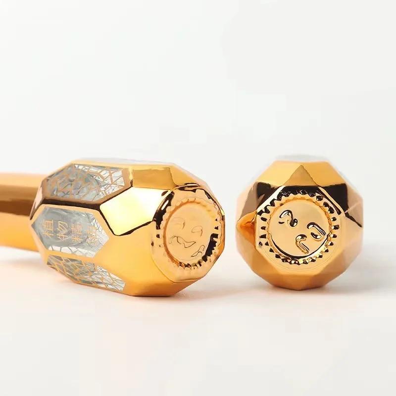 Дорожный мини-спрей 6 мл, роскошный флакон из стекла с золотым покрытием для духов, портативные многоразовые флаконы, прозрачный распылитель для спиртового тумана