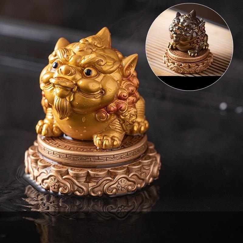 Меняющий цвет чайный питомец, бутиковый орнамент, можно выращивать, вращающийся пиксю, чайный столик, чайный поднос, аксессуары для чайной церемонии, инструмент для чая кунг-фу