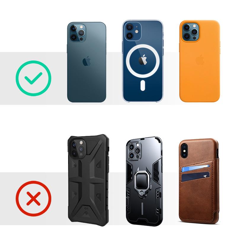 Joyroom 15W MagSafe-Compatible Wireless Charging Magnetic Car Mount for iPhone - Black (JR-ZS240)