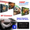 7" Wifi 1080P 2Din Четырехъядерная система Android 8.1 Phonelink GPS Bluetooth FM Dab MP5-плеер с 8-светодиодной камерой заднего вида