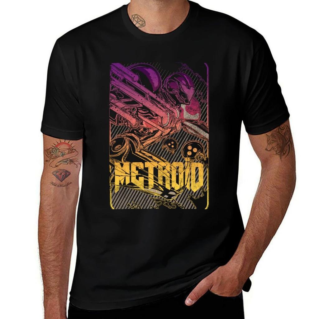 Metroid Tshirt Large Size Loose Casual Tee Tshirt