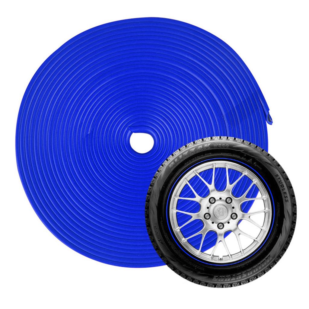 Защитные кольца для автомобильных колесных дисков, кольца из сплава, 8 метров, декоративная защитная линия, полоса