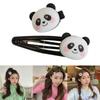 Cute Pins Headdress Mini Hairpin Elegant Panda Y2K Style Mini Panda Hairpin Cute Flat Clips Funny Hairpin