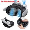 Подушечка для лица с охлаждающим вентилятором, 3 скорости, лицевой интерфейс с охлаждающим вентилятором и подушечкой из ПУ для аксессуаров Meta Quest 3