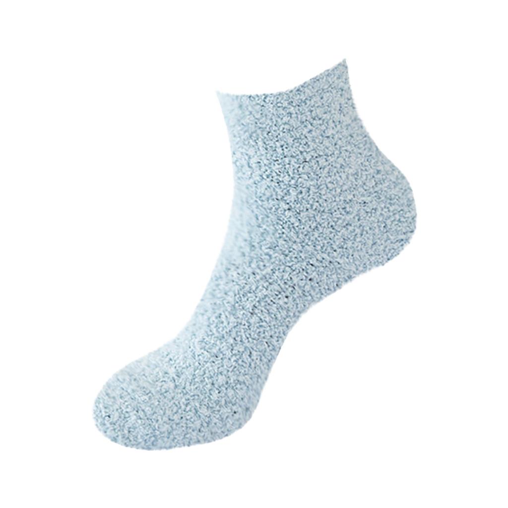 (Projector)Women Fuzzy Cozy Slipper Socks Warm Soft Winter Plush Home Sleeping Socks