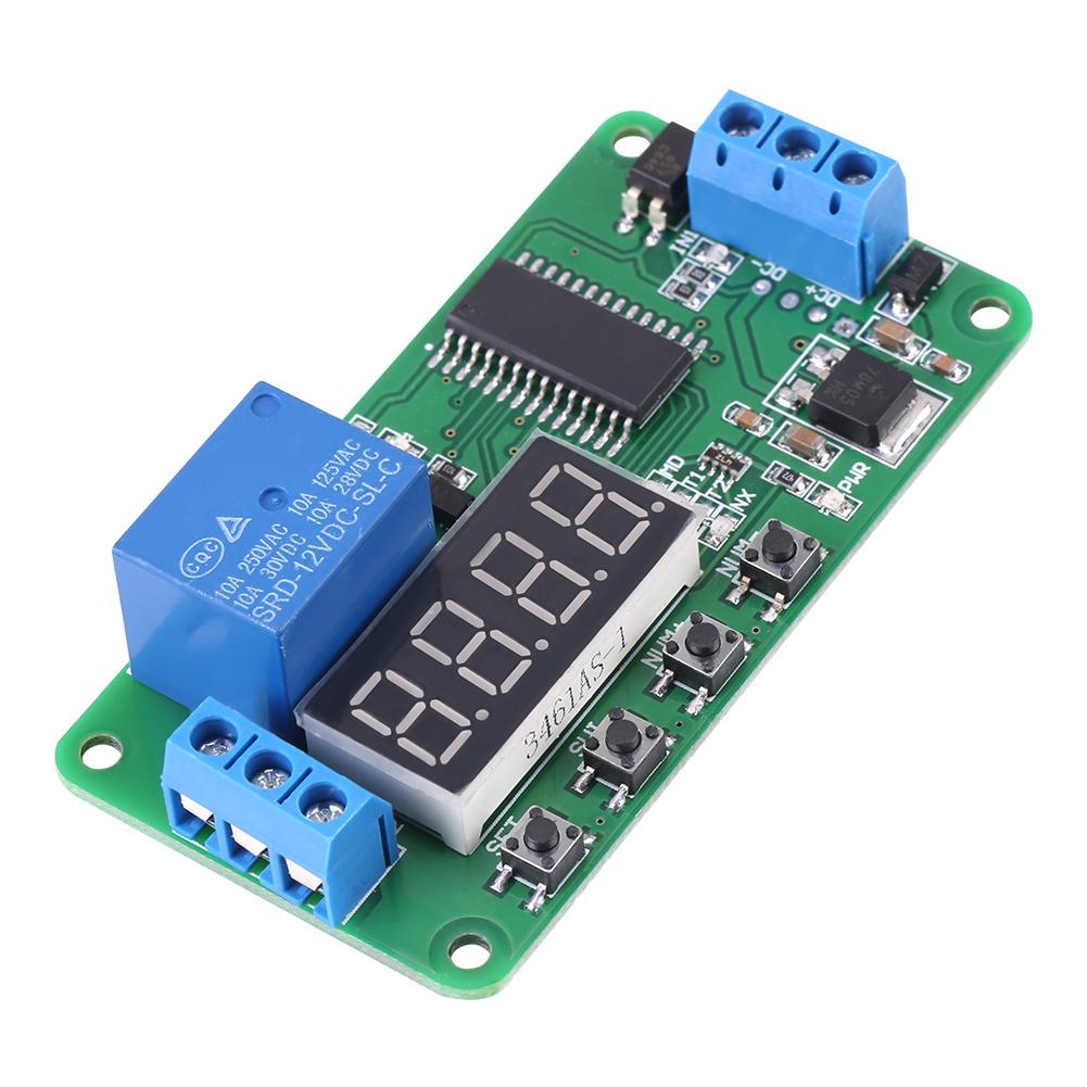 time delay relay,   12V Timer Delay Relay Module, Multifunctional 1 Channel Delay Relay Controller, Timer  , Batteries,   Accessories