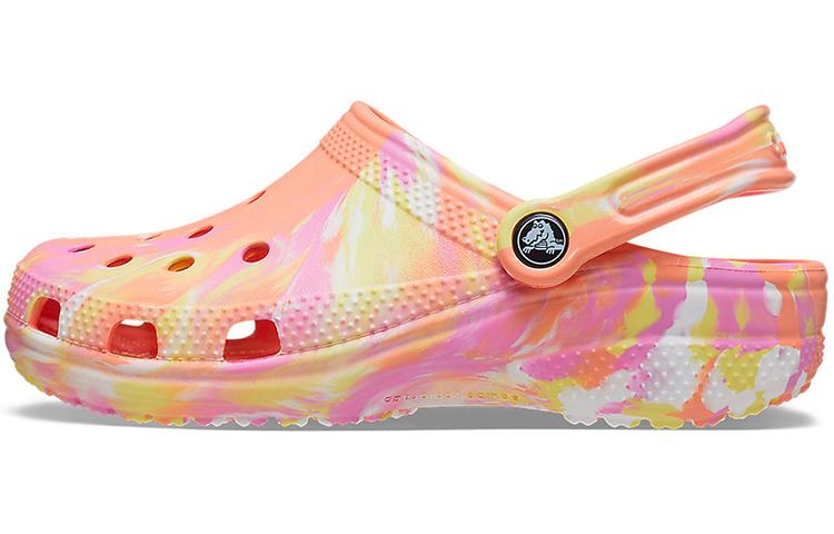 Crocs Классические клоги Marble Beach Sports Унисекс Красные Разноцветные Сандалии 'Красный' 206867-83F