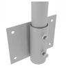 Swivel bracket for INOX street lamp, pole, arm, bracket