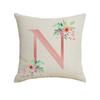New Small Fresh Letter Series Pillow Cover Office Sofa Living Room Decoration Linen Cushion Cover