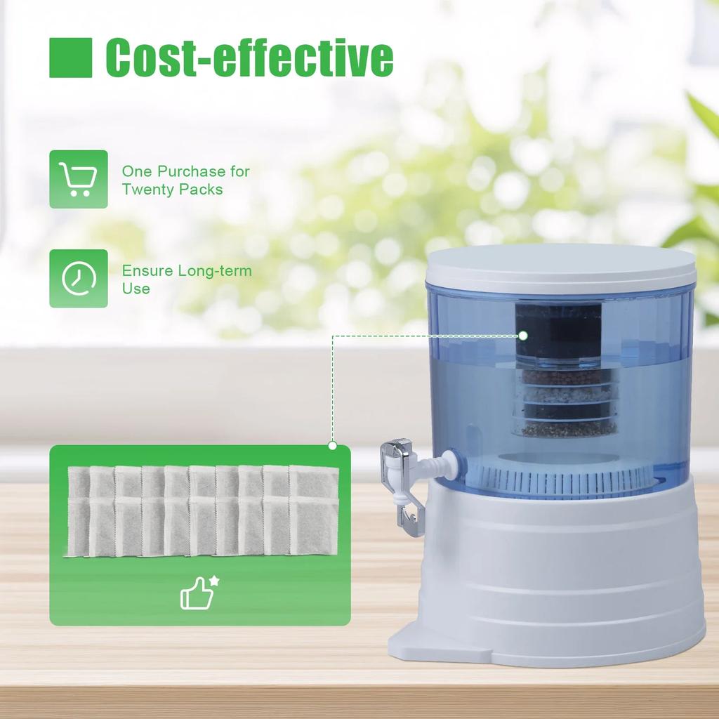 20 Pack of Distiller Filters,Activated Carbon Filters Bags for for Most Countertop Water Distillers