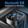 3.1A Bluetooth 5.0 Car Bluetooth Audio MP3 Player Dual USB Car Charger Adapters Fast Charging Bluetooth FM Transmitter Receiver